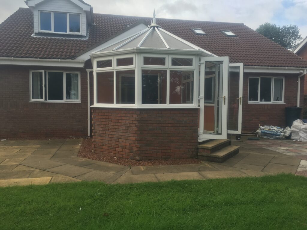Monmouth Court: original conservatory before work