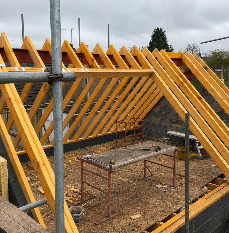 Structural work from a Northumbrian Builders project